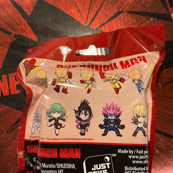 5 for 25 item! New ONE PUNCH MAN MYSTERY BAG BACKPACK HANGERS - Picture 3 of 3